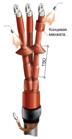 Кабельные муфты сшитый полиэтилен. Муфта для кабеля из сшитого полиэтилена 10 кв. Концевая муфта для кабеля 10 кв сшитый полиэтилен. Муфта концевая для кабеля из сшитого полиэтилена 110 кв АББ. Концевая муфта 10кв одножильные.